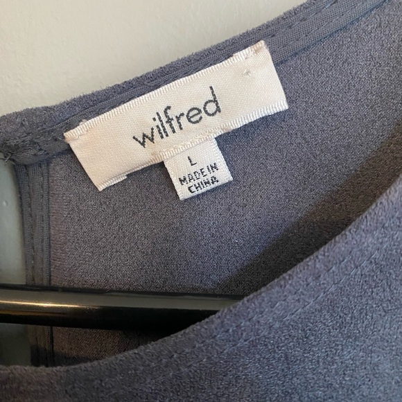 Aritzia Wilfred Ultrasuede Octave Crop Size L - Picture 6 of 9